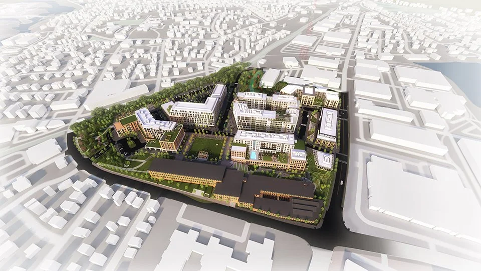 Rendering of Northland Newton Development - The Pattern District