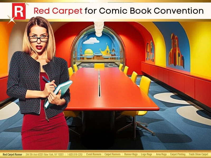 Red Carpet for Comic Book Convention