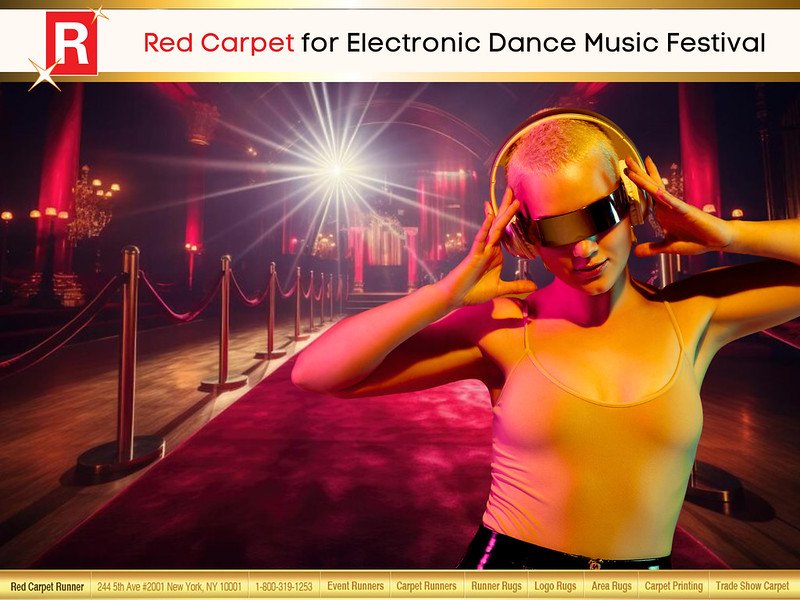 Red Carpet for Electronic Dance Music Festival