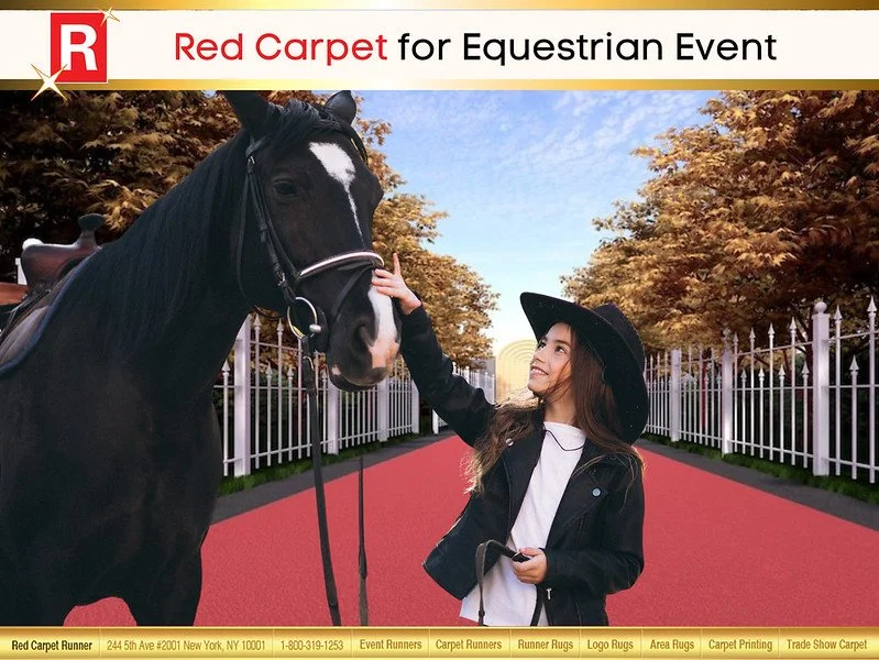 Red Carpet for Equestrian Event