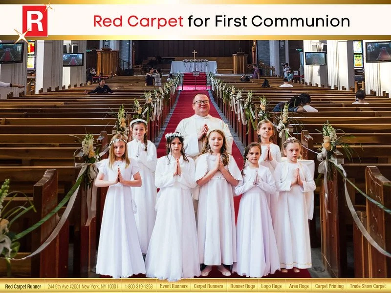 Red Carpet for First Communion