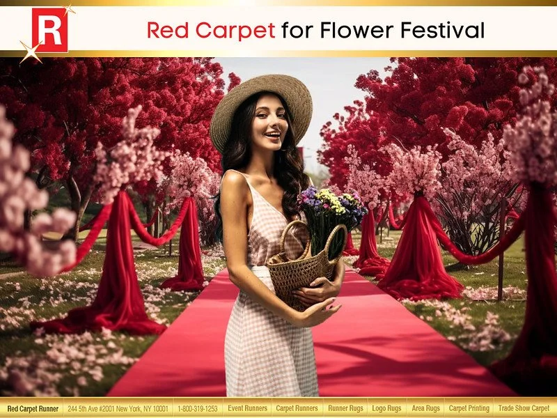 Red Carpet for Flower Festival