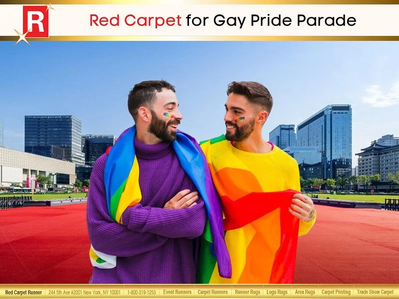 Red Carpet for Gay Pride Parade