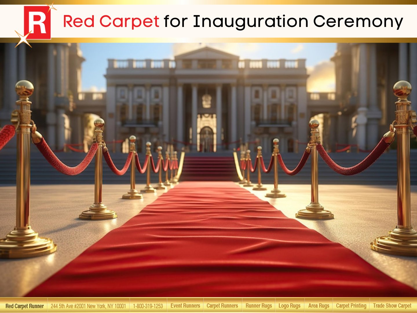 Red Carpet for Inauguration Ceremony