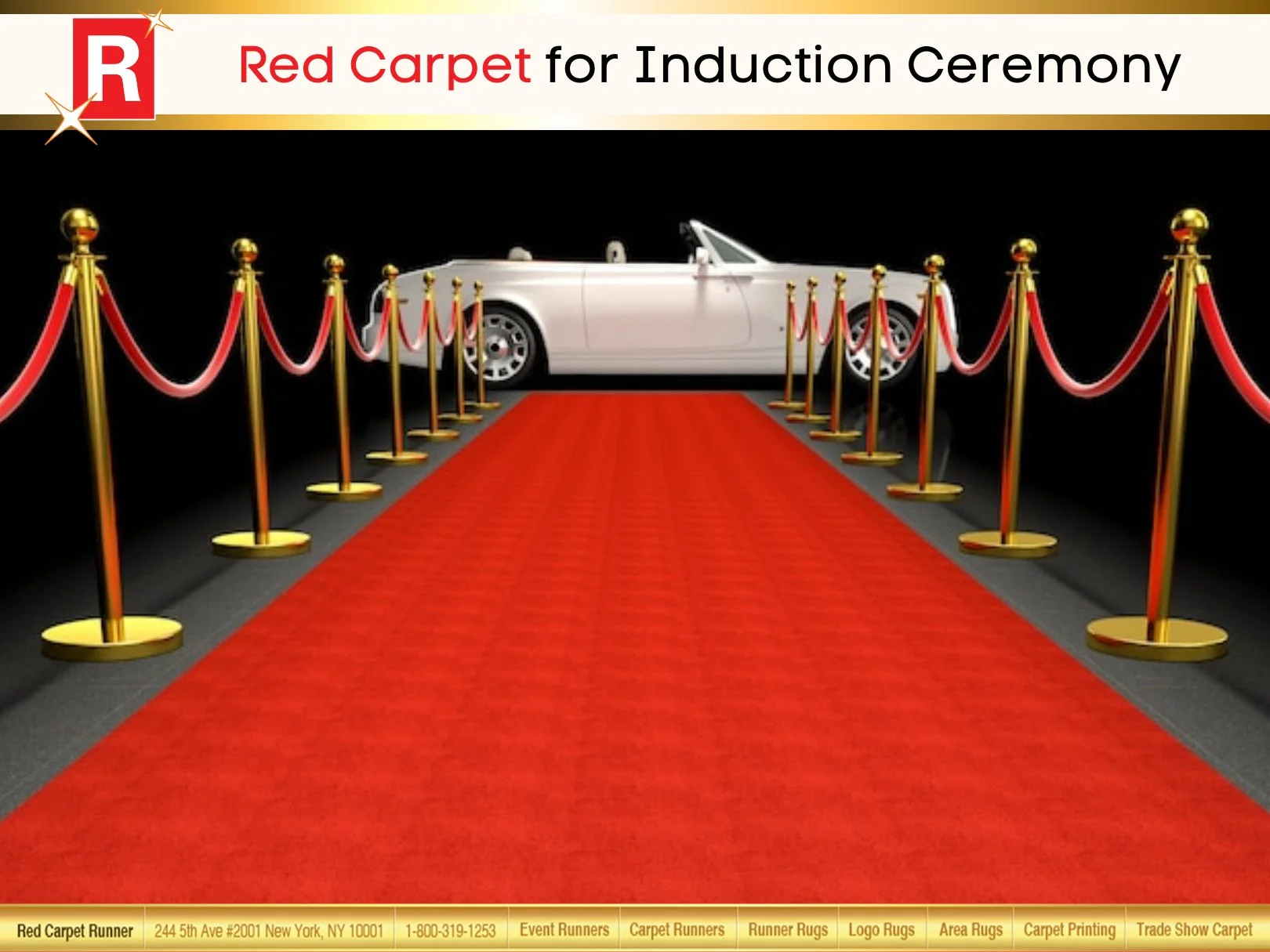 Red Carpet for Induction Ceremony