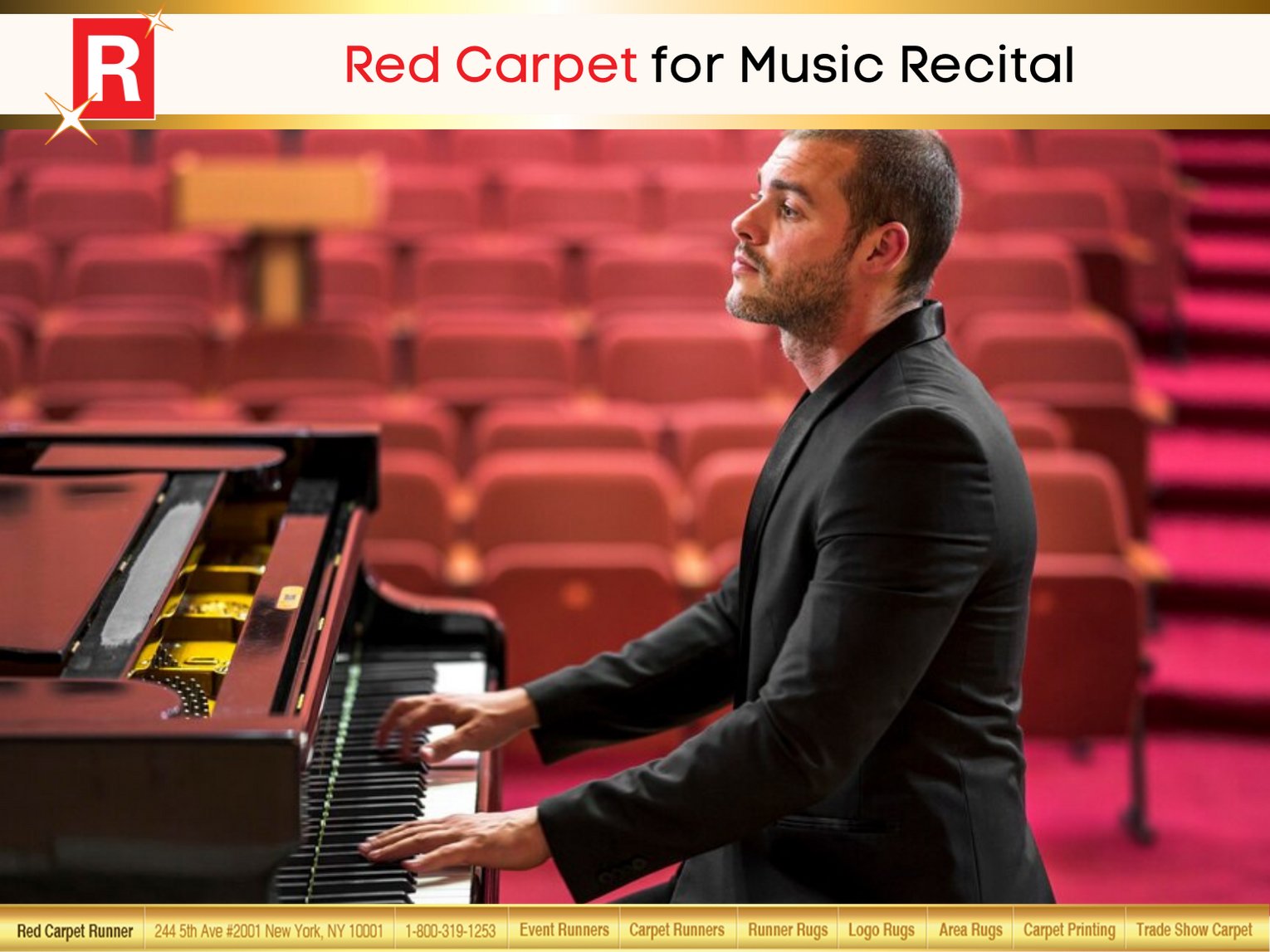 Red Carpet for Music Recital