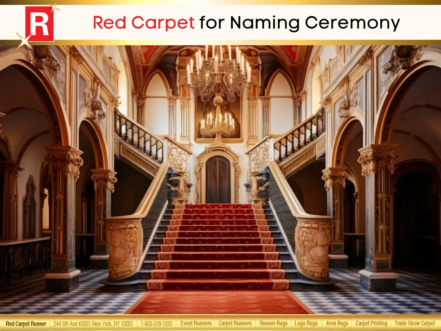 Red Carpet for Naming Ceremony
