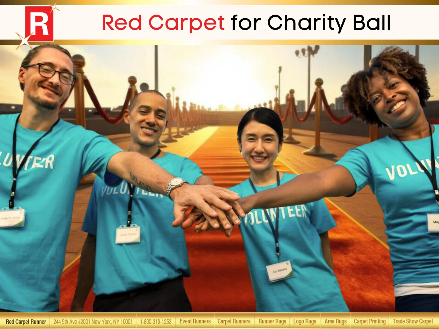 Red Carpet for Charity Ball