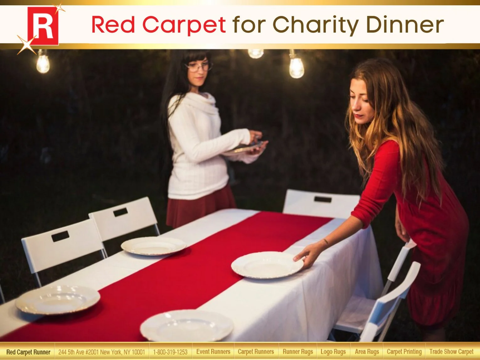 Red Carpet for Charity Dinner