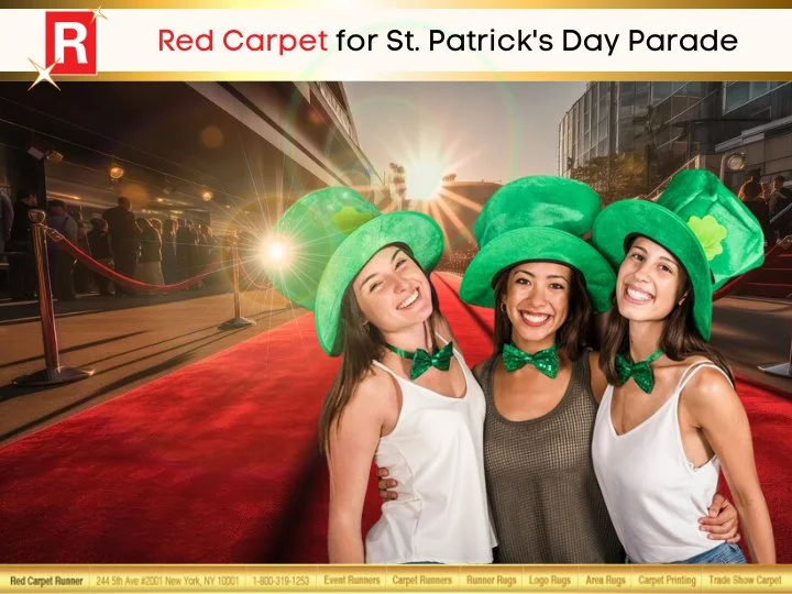 Red Carpet for St. Patrick's Day Parade