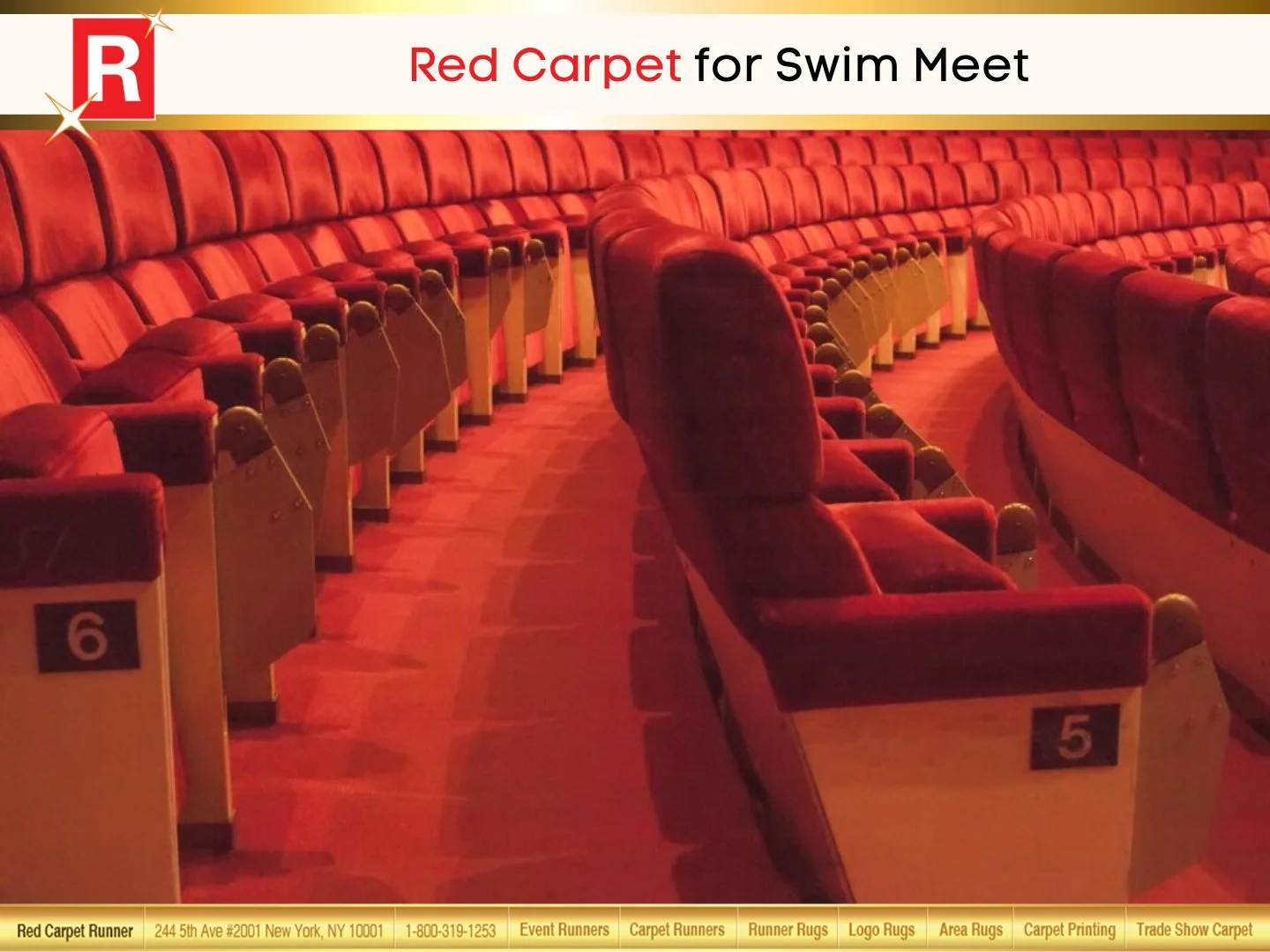 Red Carpet for Swim Meet