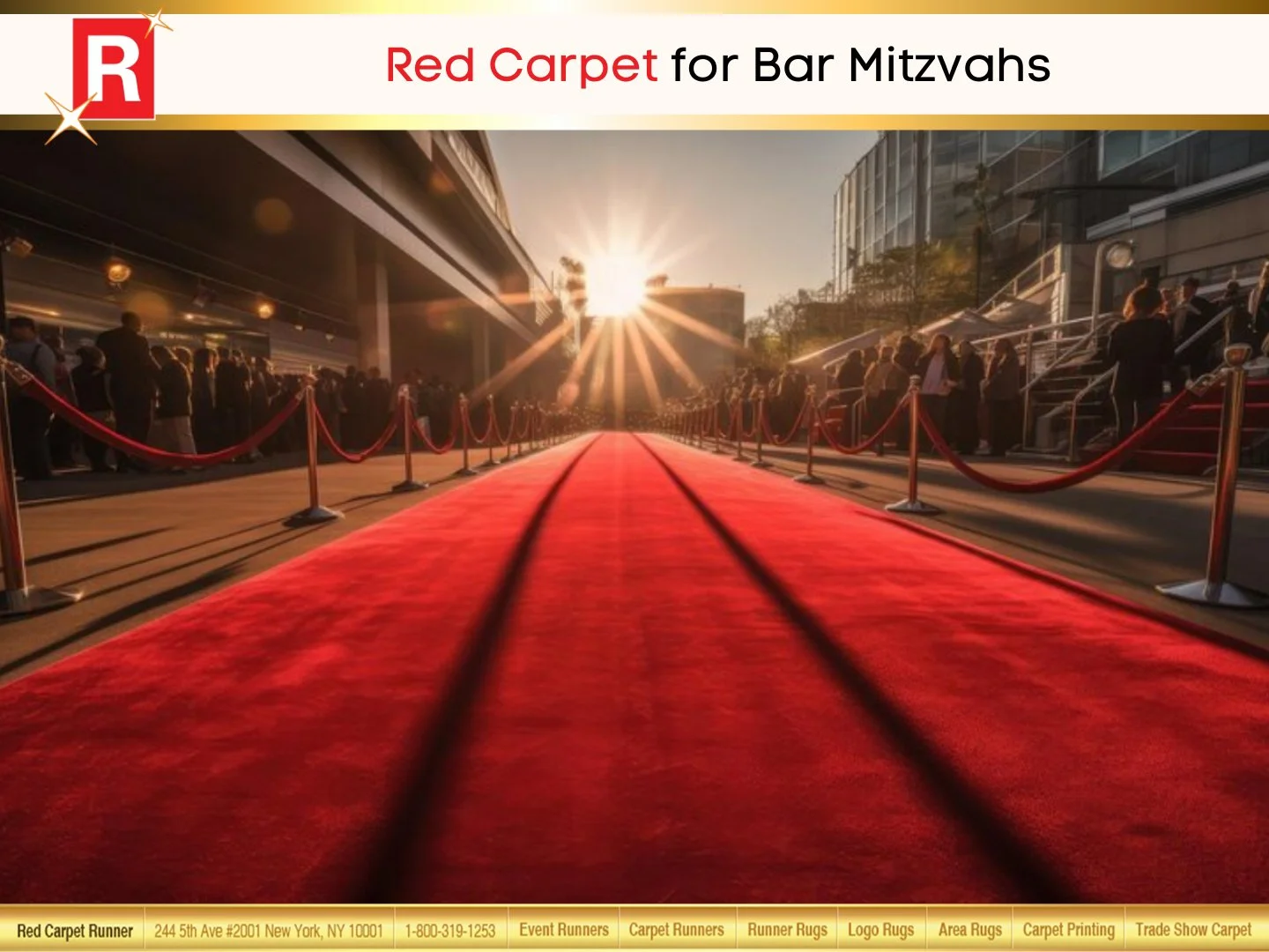 Red Carpet for Bar Mitzvahs