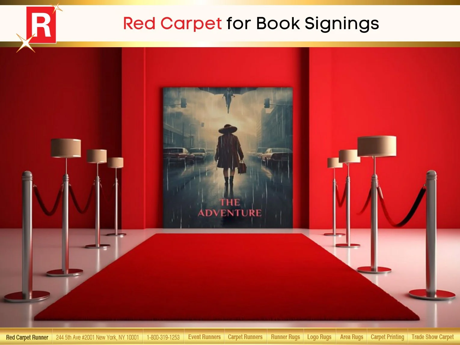 Red Carpet for Book Signings