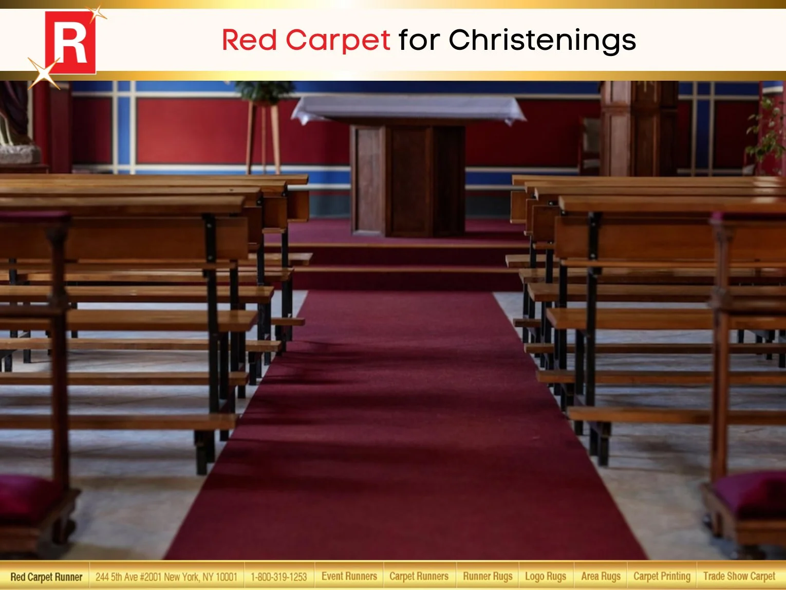 Red Carpet for Christenings