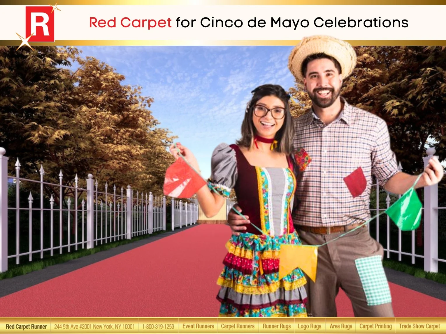 Red Carpet for Cinco de Mayo Celebrations