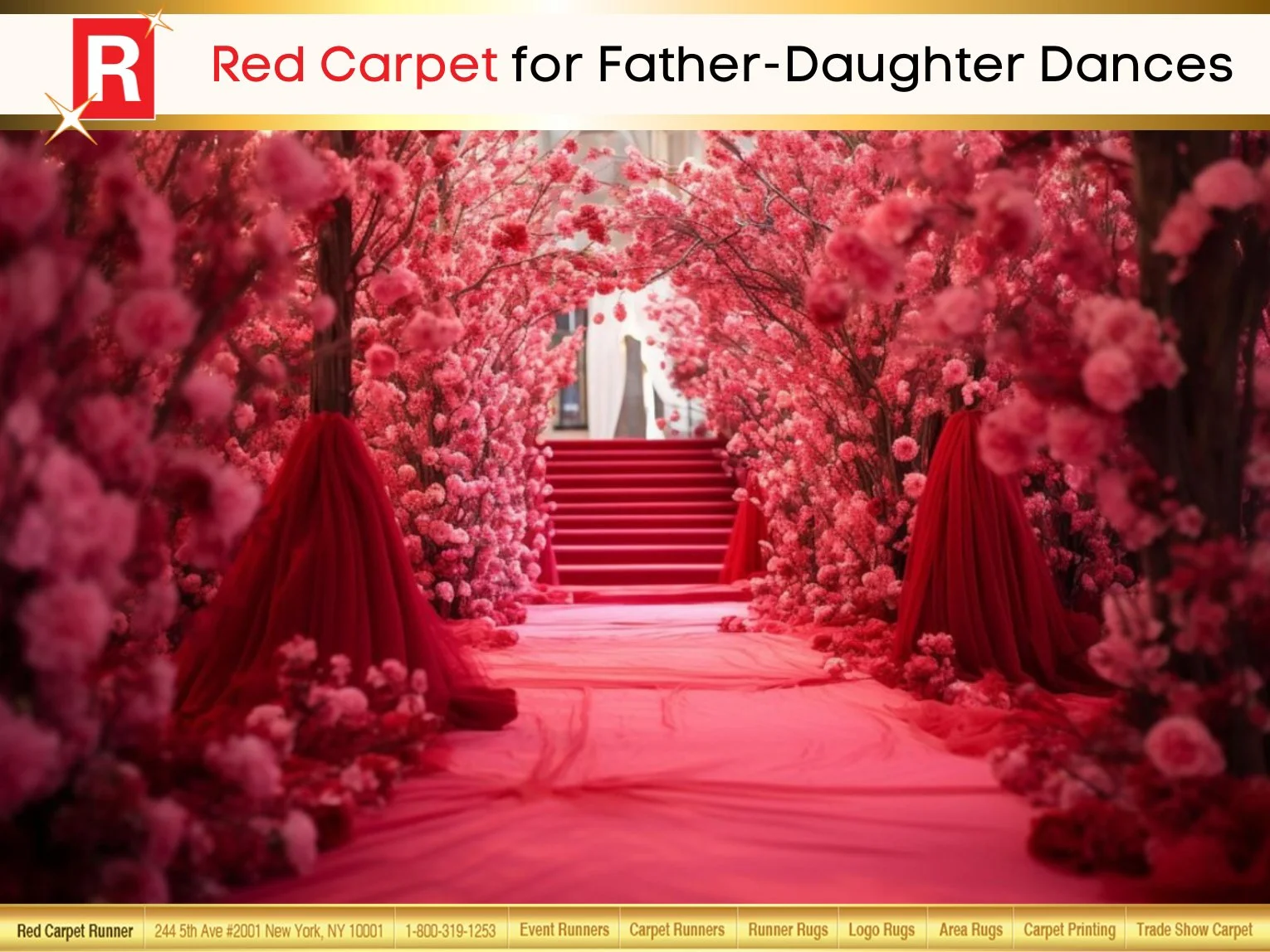 Red Carpet For Father-Daughter Dances