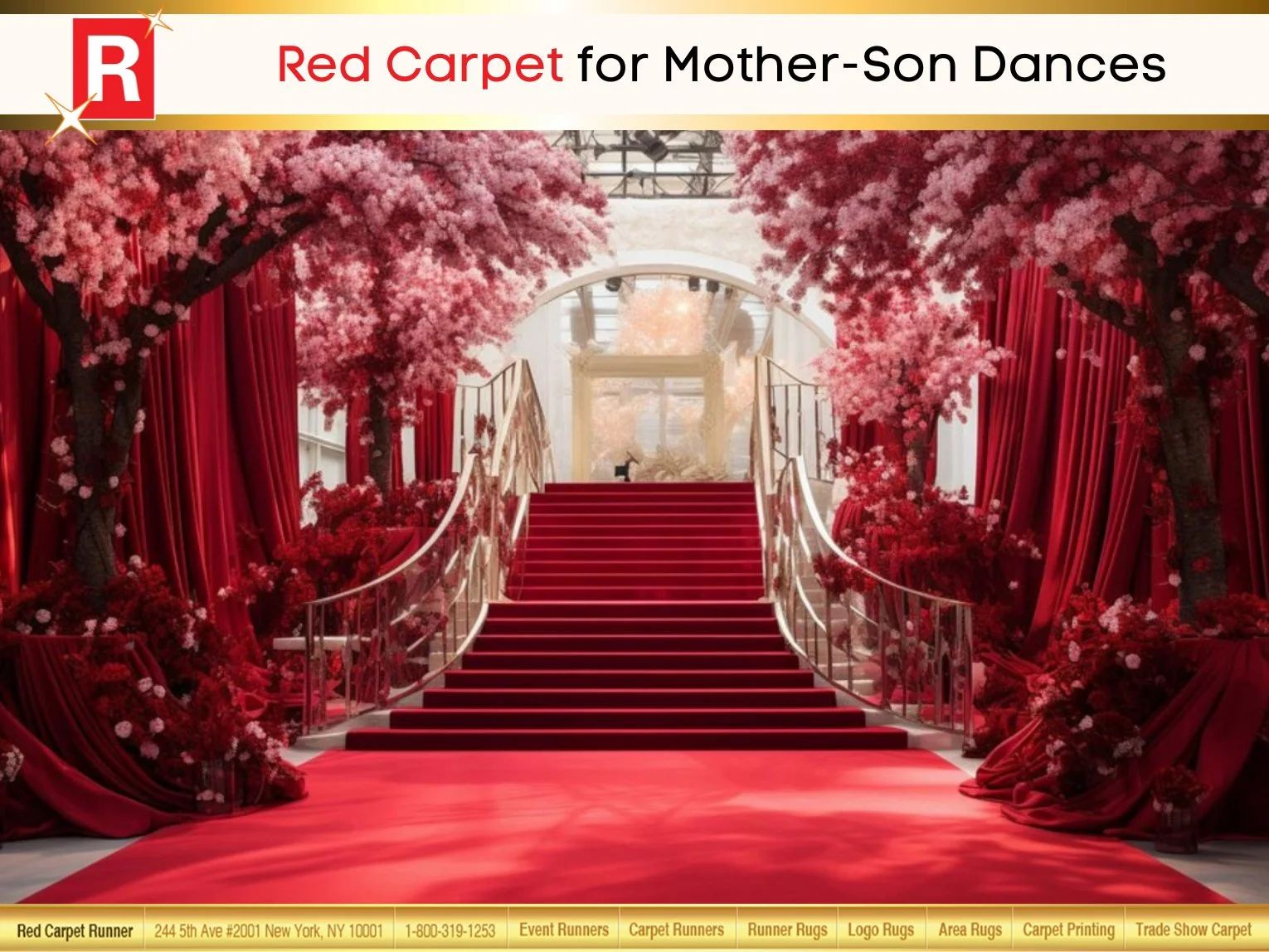 Red Carpet for Mother-Son Dances