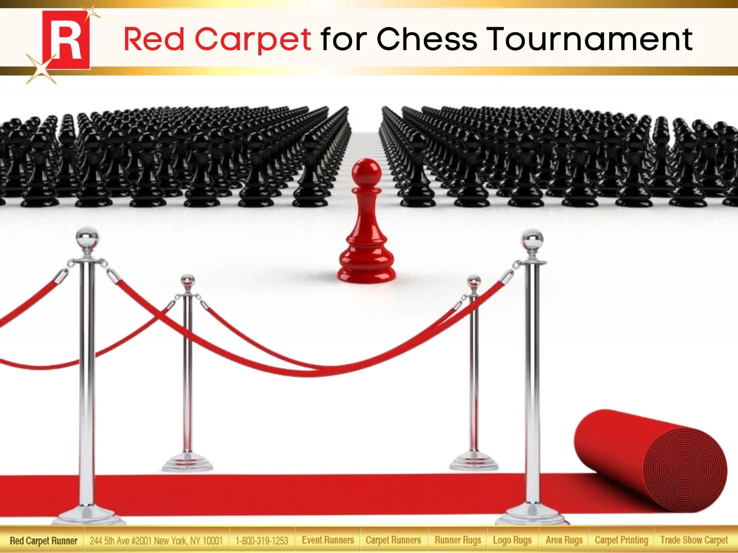 Red Carpet for Chess Tournament