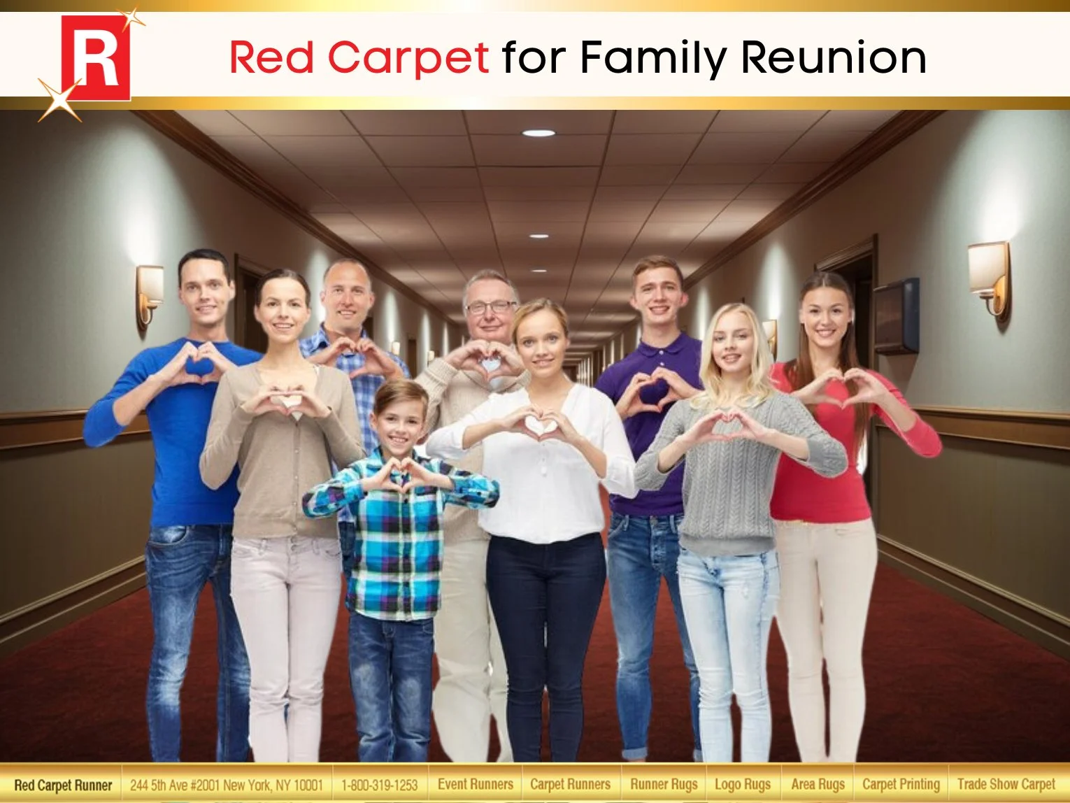 Red Carpet for Family Reunion