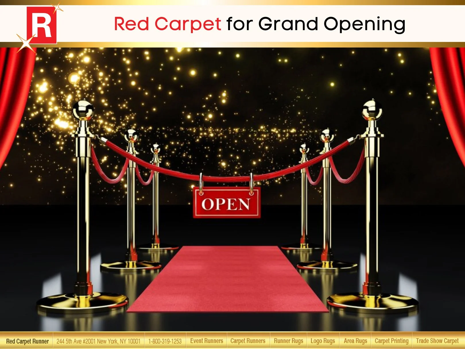 Red Carpet for Grand Opening