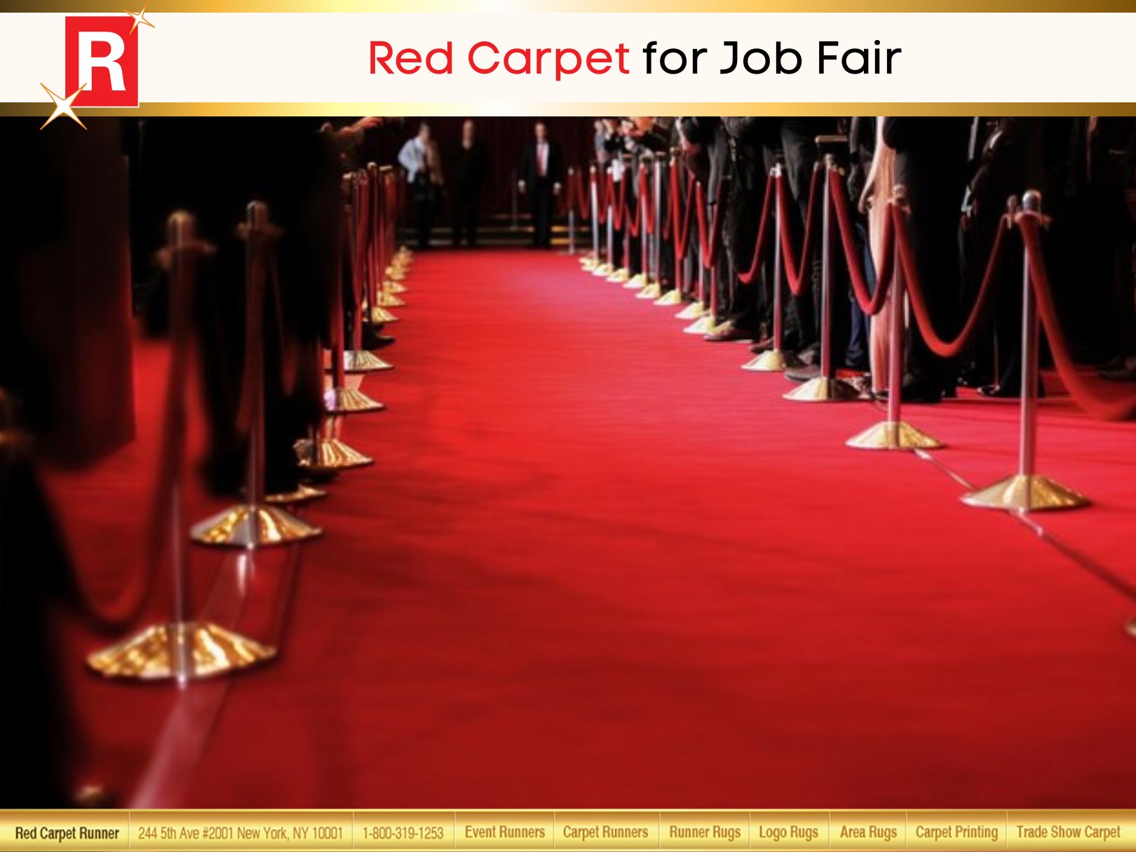 Red Carpet for Job Fair