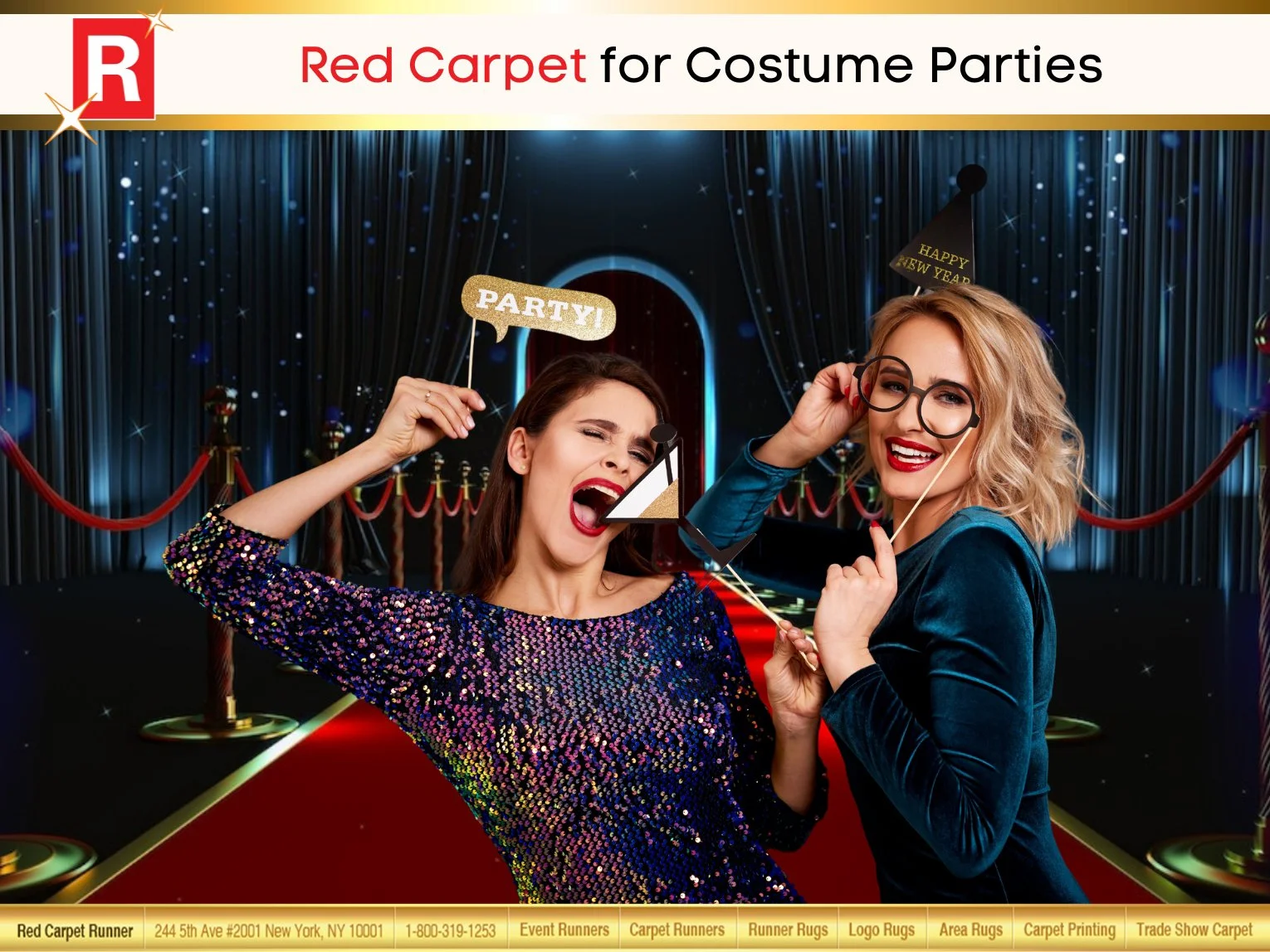 Red Carpet for Costume Parties