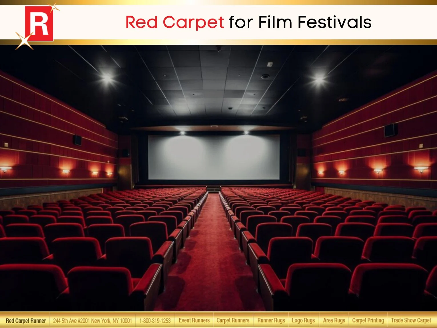 Red Carpet for Film Festivals