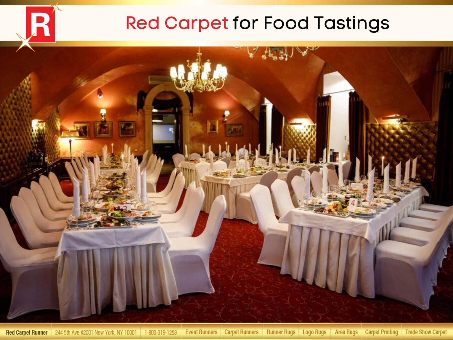 Red Carpet for Food Tastings