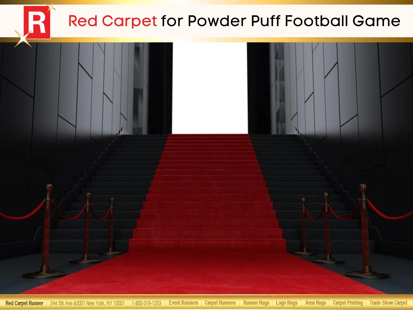 Red Carpet for Powder Puff Football Game