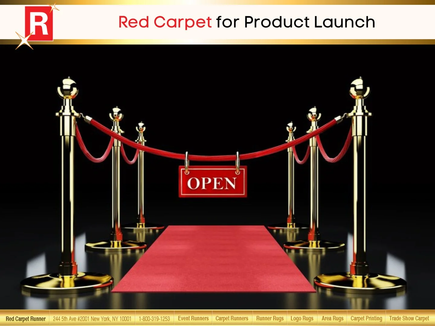 Red Carpet for Product Launch