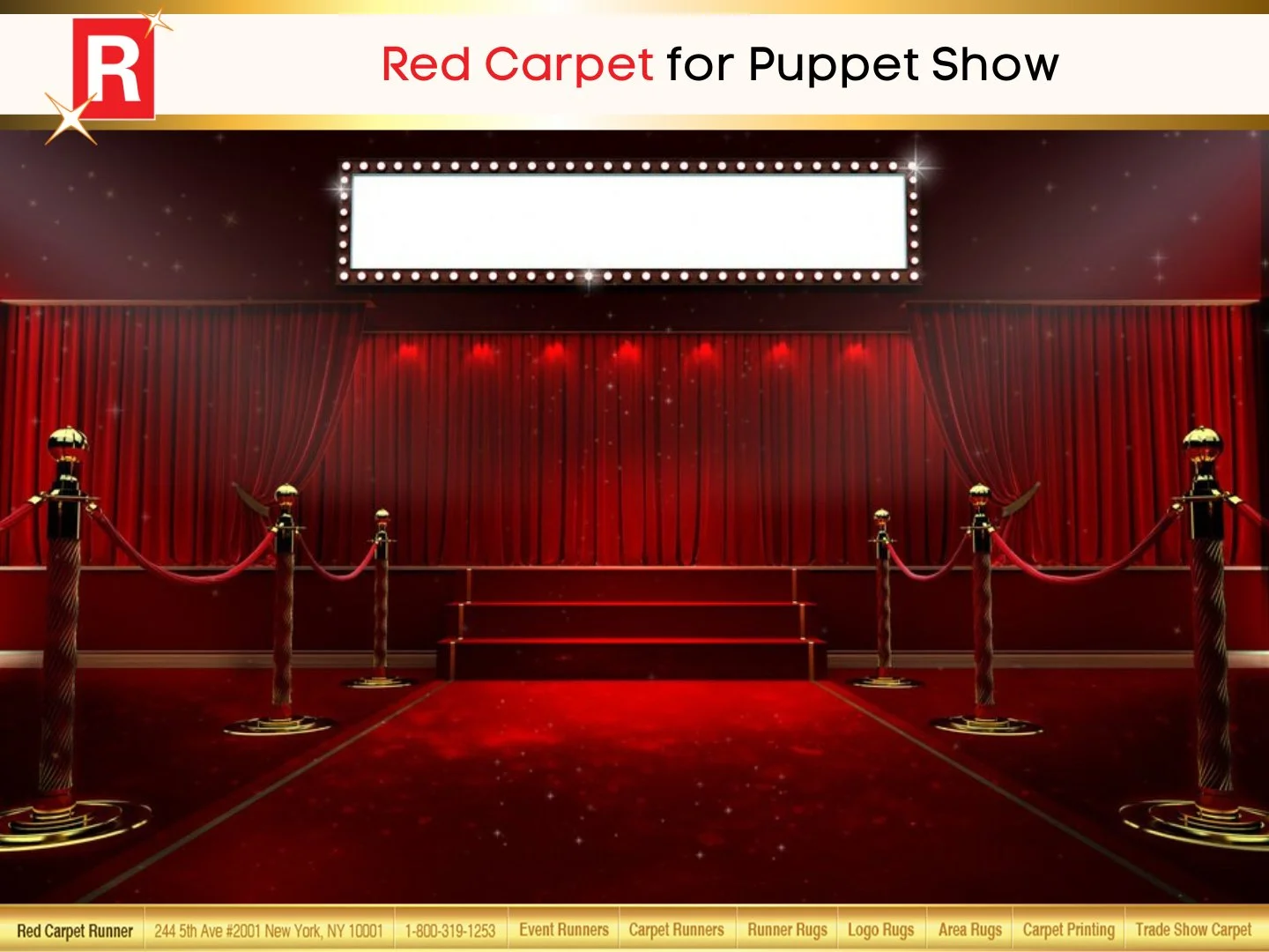 Red Carpet for Puppet Show
