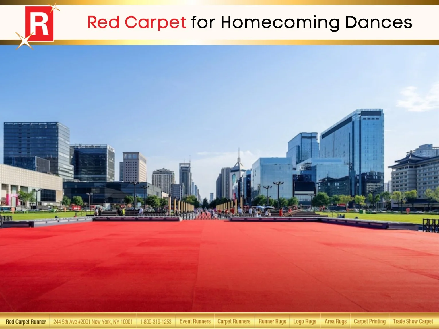 Red Carpet for Homecoming Dances