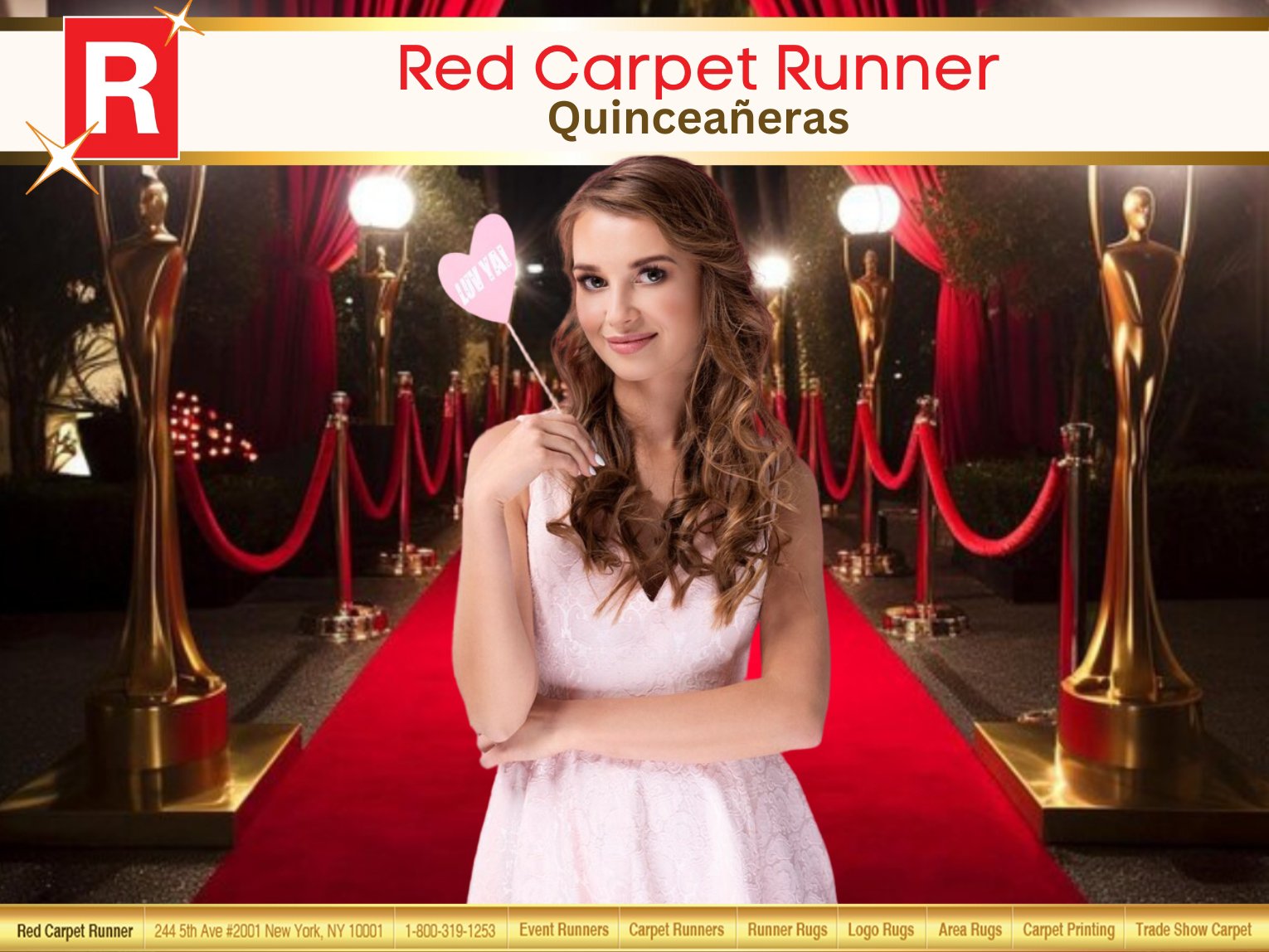 Red Carpet for Quinceañeras