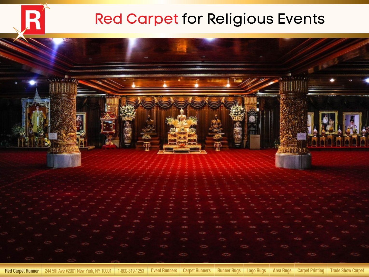 Red Carpet for Religious Events