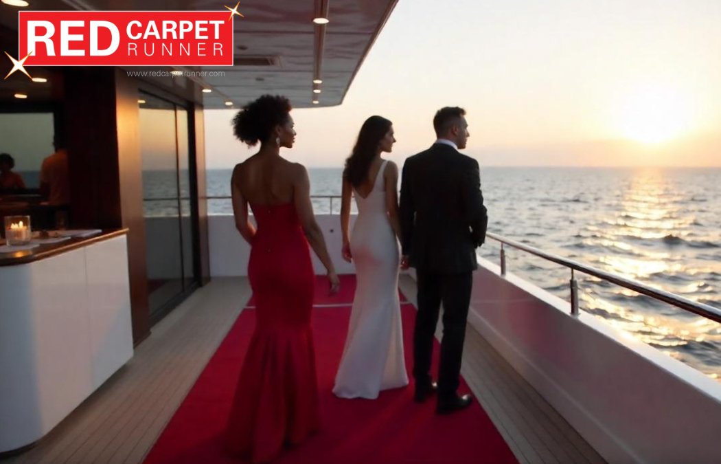 Red Carpet for Yacht Party
