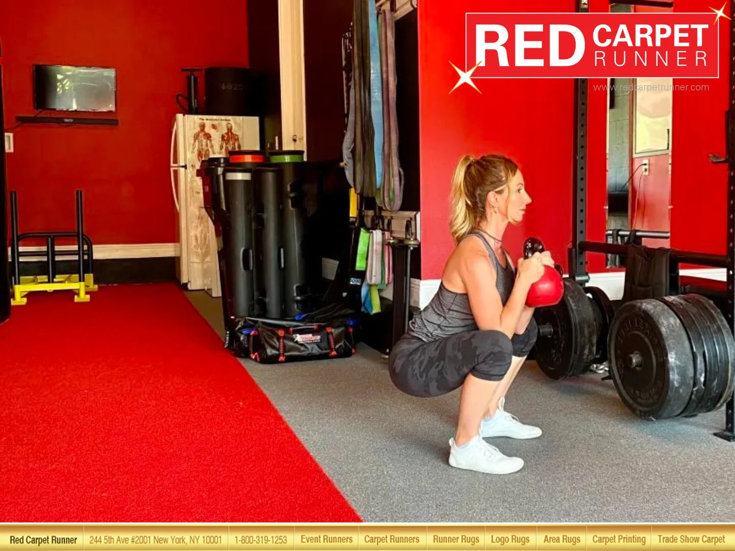 Red Carpet for Weightlifting Competitions — Red Carpet Runner