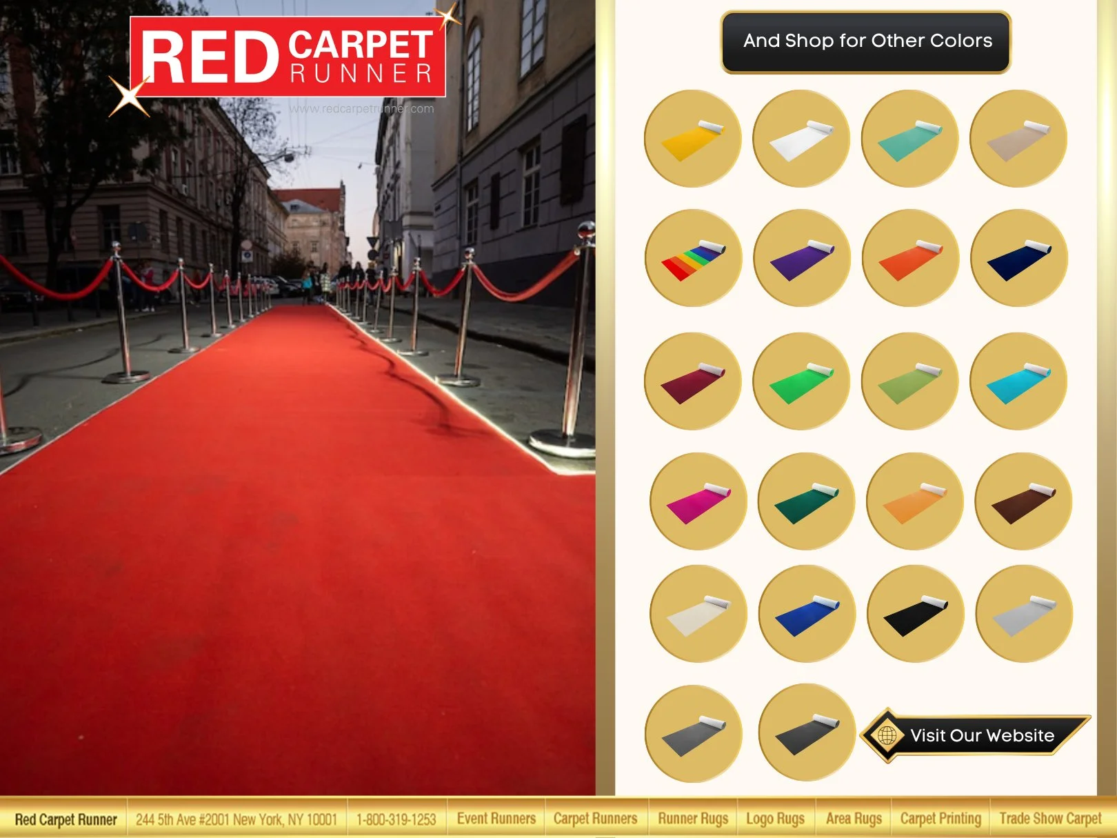 Colossal Spectacle Red Carpet for Monster Truck Shows — Red Carpet Runner