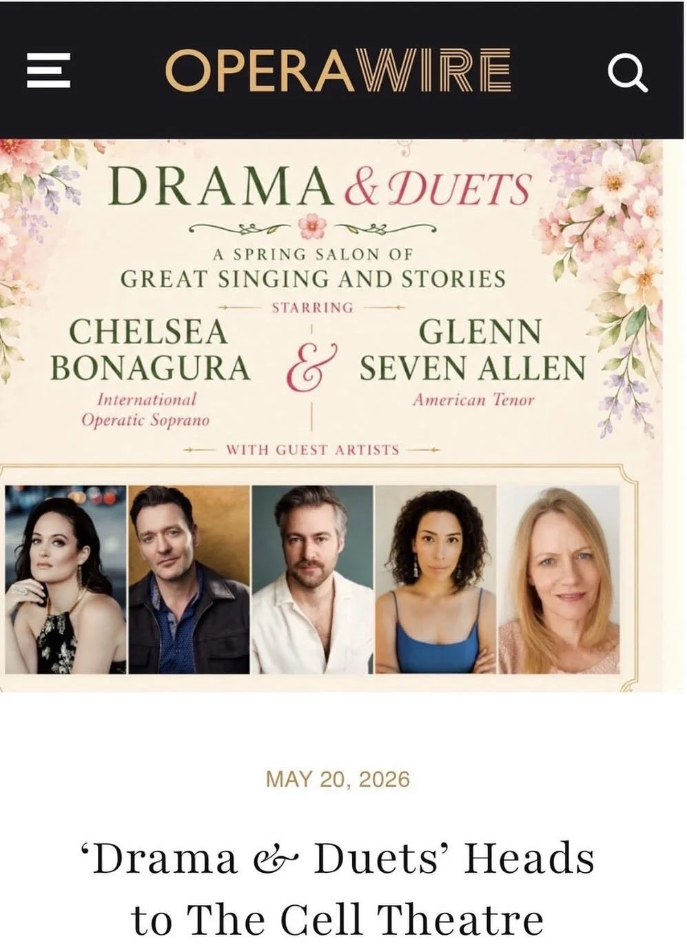 DRAMA AND DUETS 