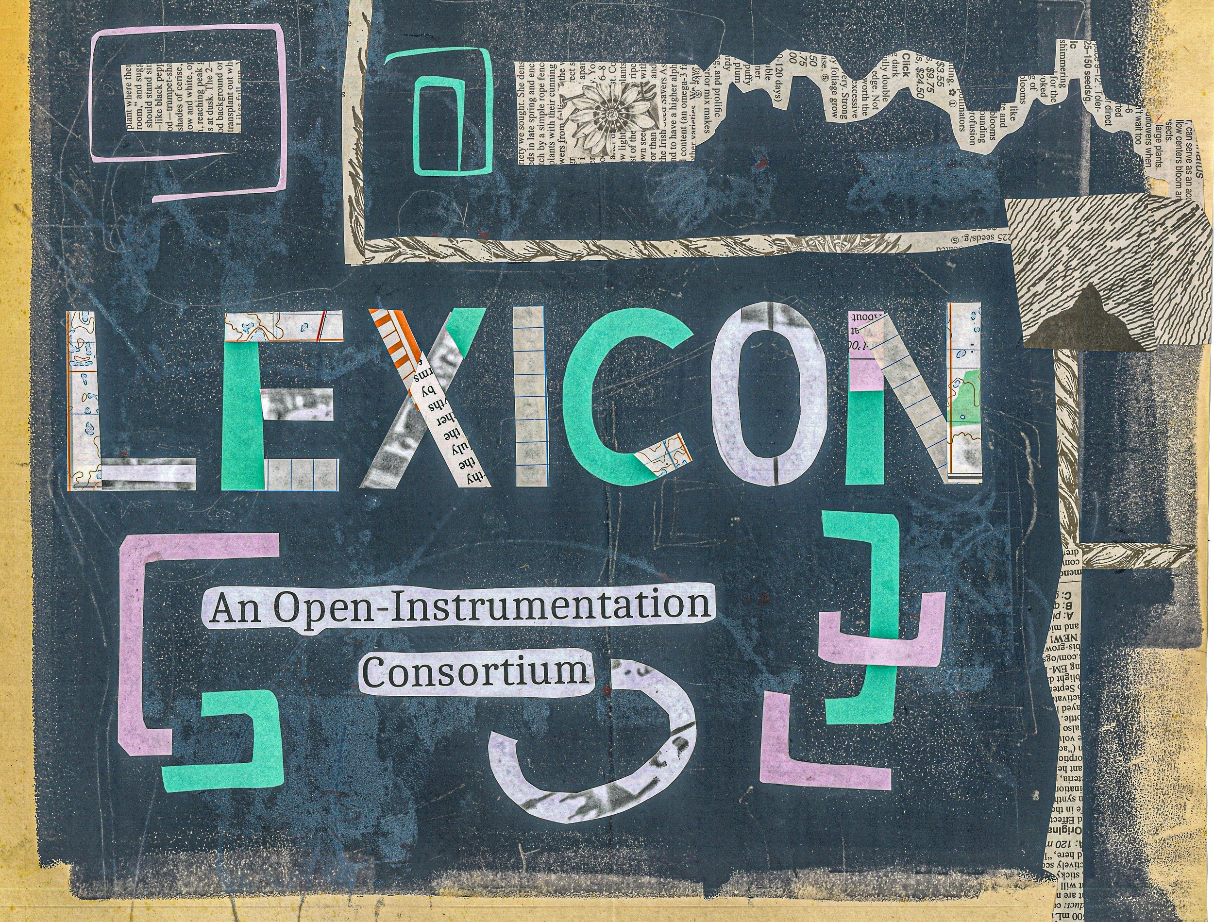 poster by Abby Minor for the Lexicon Consortium