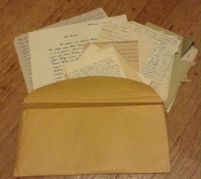 Letters from the author’s grandparents, Irma and Albert Florsheim, while in Germany and then in hiding in Luxembourg, sent to the author’s mother, Liese, who was already in New York City.