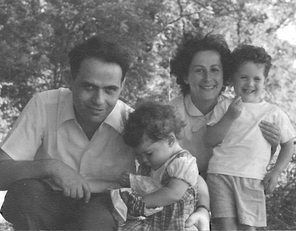 The Heller family (left to right) Paul, Caroline, Liese, and Tom