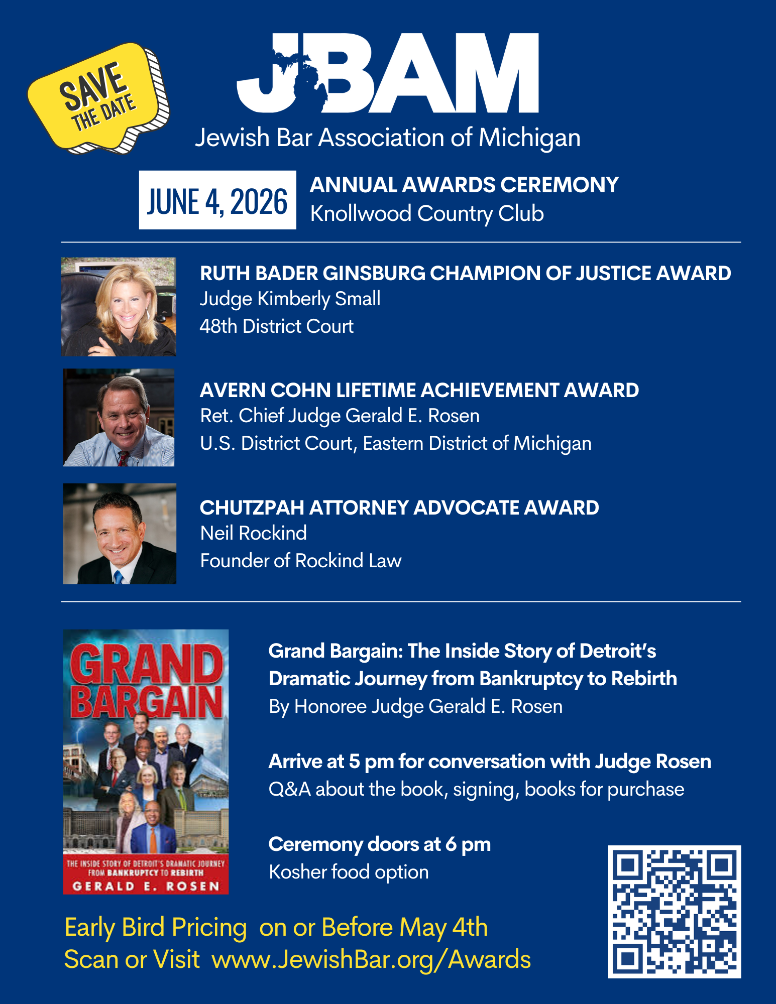 Awards — The Jewish Bar Association of Michigan