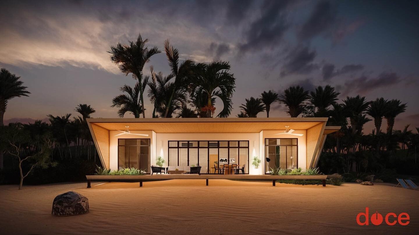 Nestled in the heart of the Caribbean, our modern beach house design represents an in depth study of what it is to live slowly. Using sustainable materials sourced locally, the house welcomes you with long linear terraces, all providing its users wit