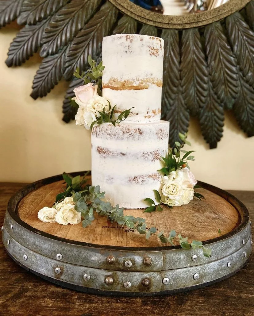 Ask about our two tier petite wedding cakes, perfect for small crowds.