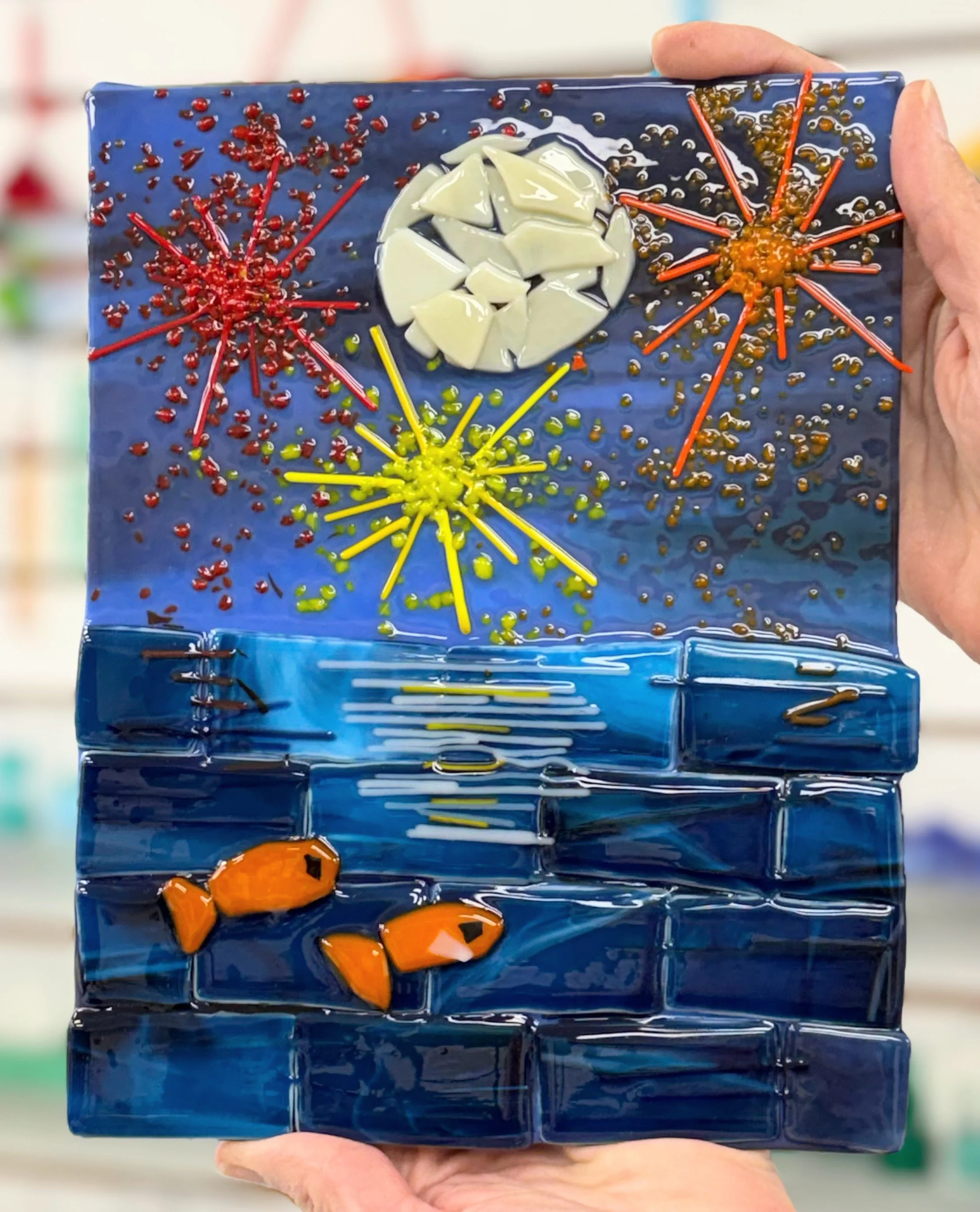 Stephanie's Full Moon and Fireworks