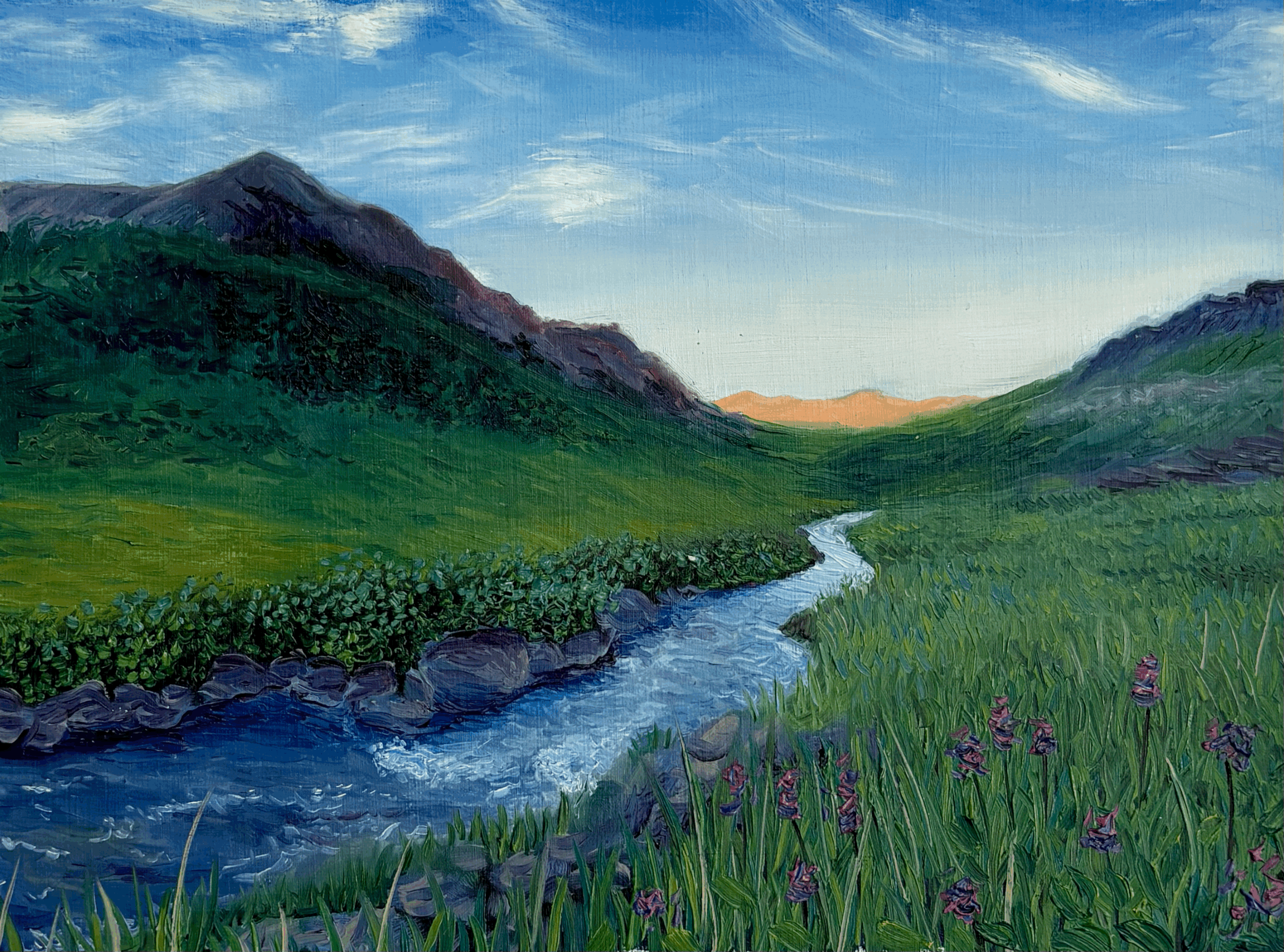 Oil on paper, 8.75" x 11.5", 2026