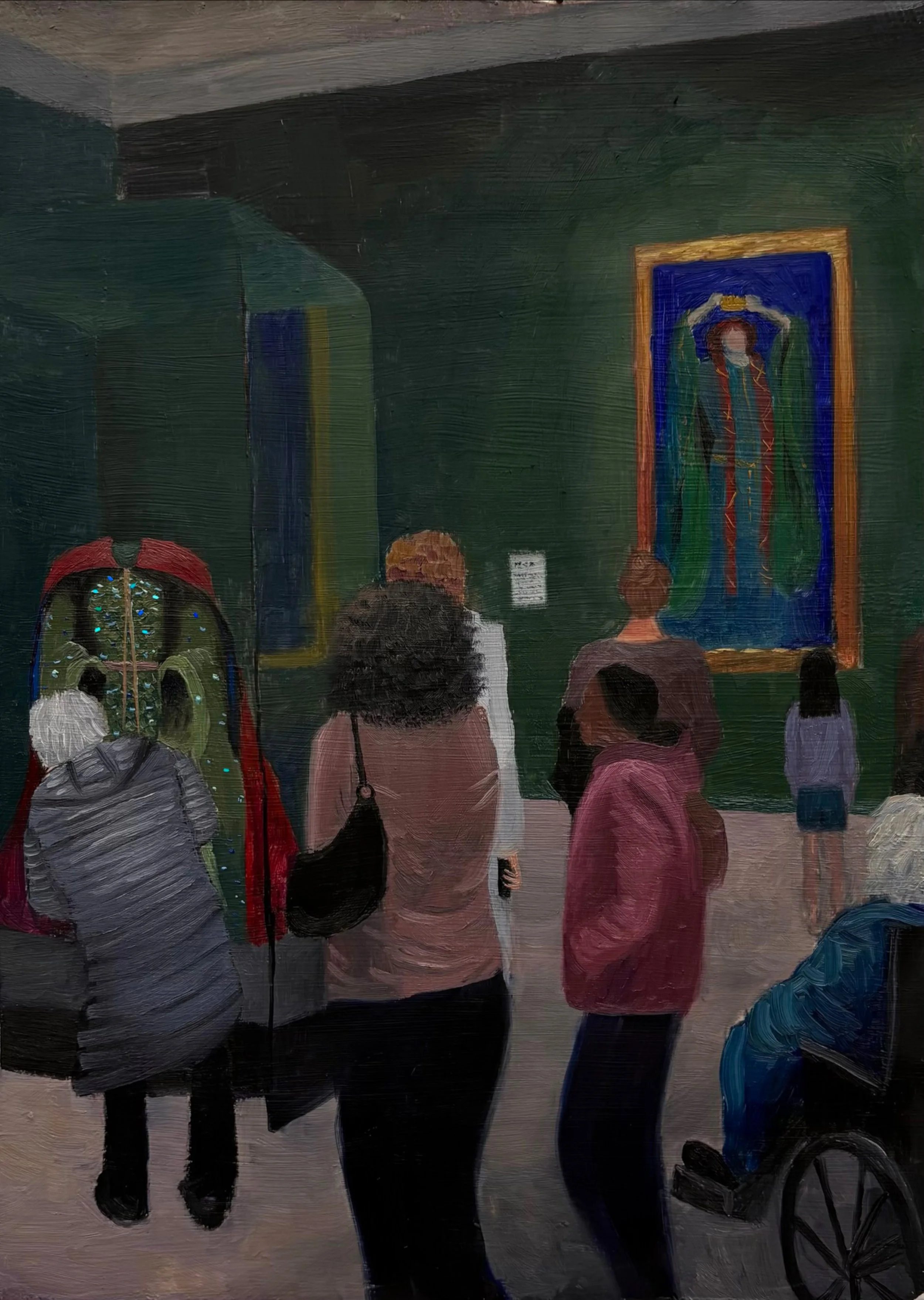 "Untitled", Oil on Stoneware, 11" x 7", 2025