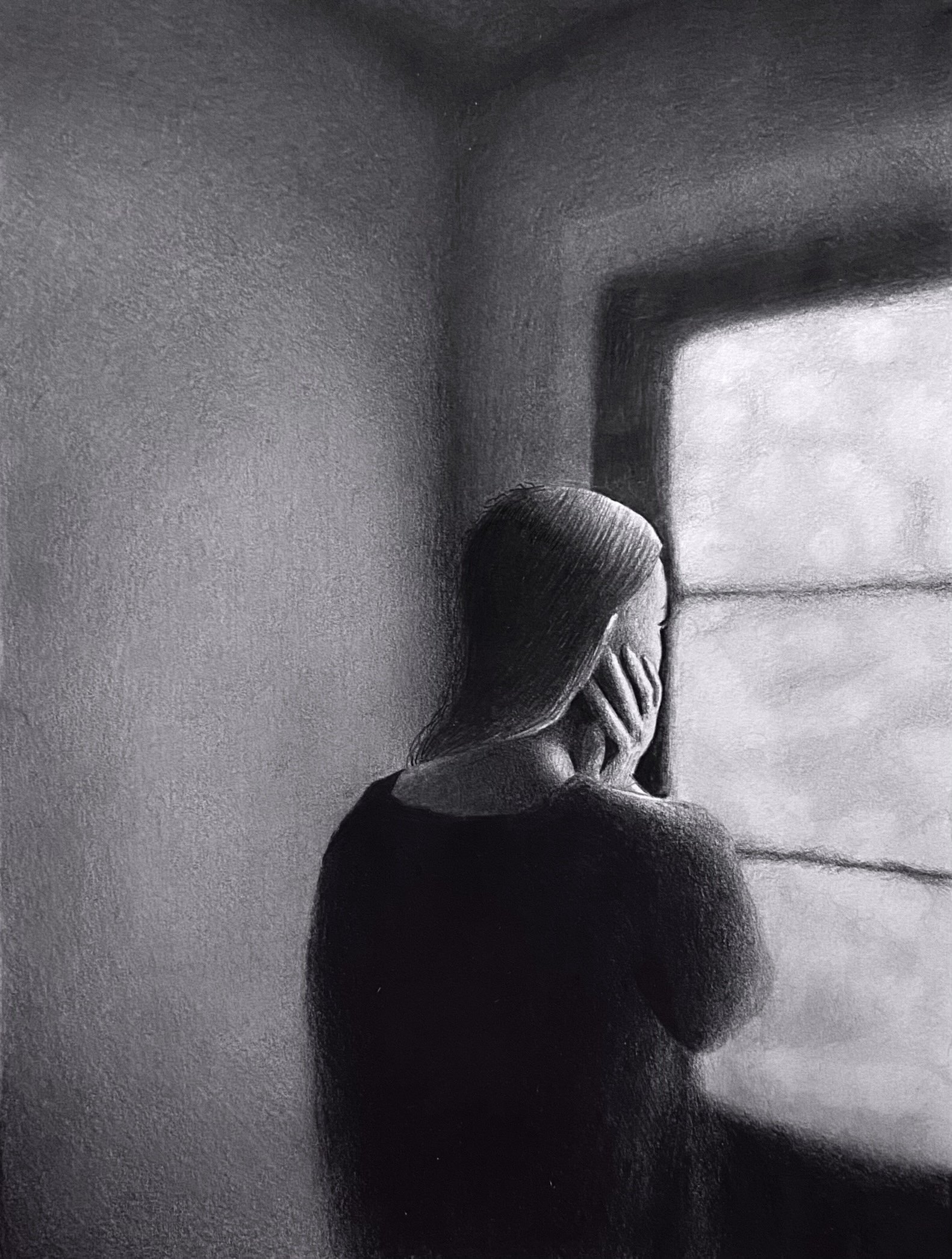 "Untitled",  6" x 8", Graphite, 2024
