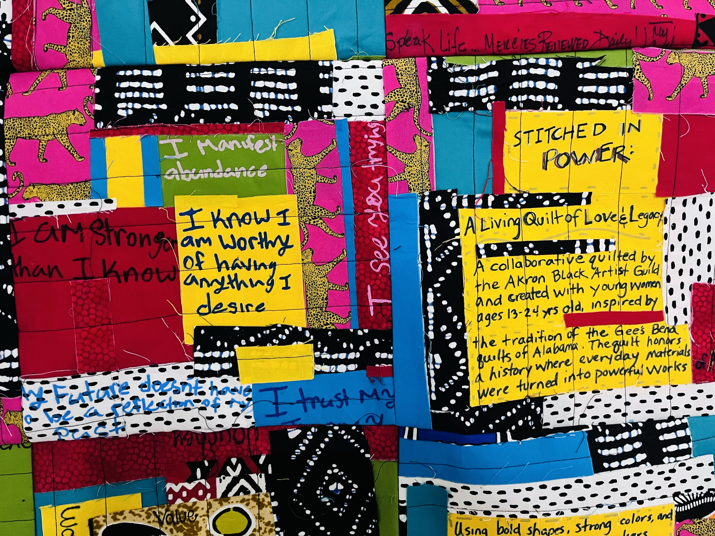 Stitched in Power Quilt Project w/ MLK Akron