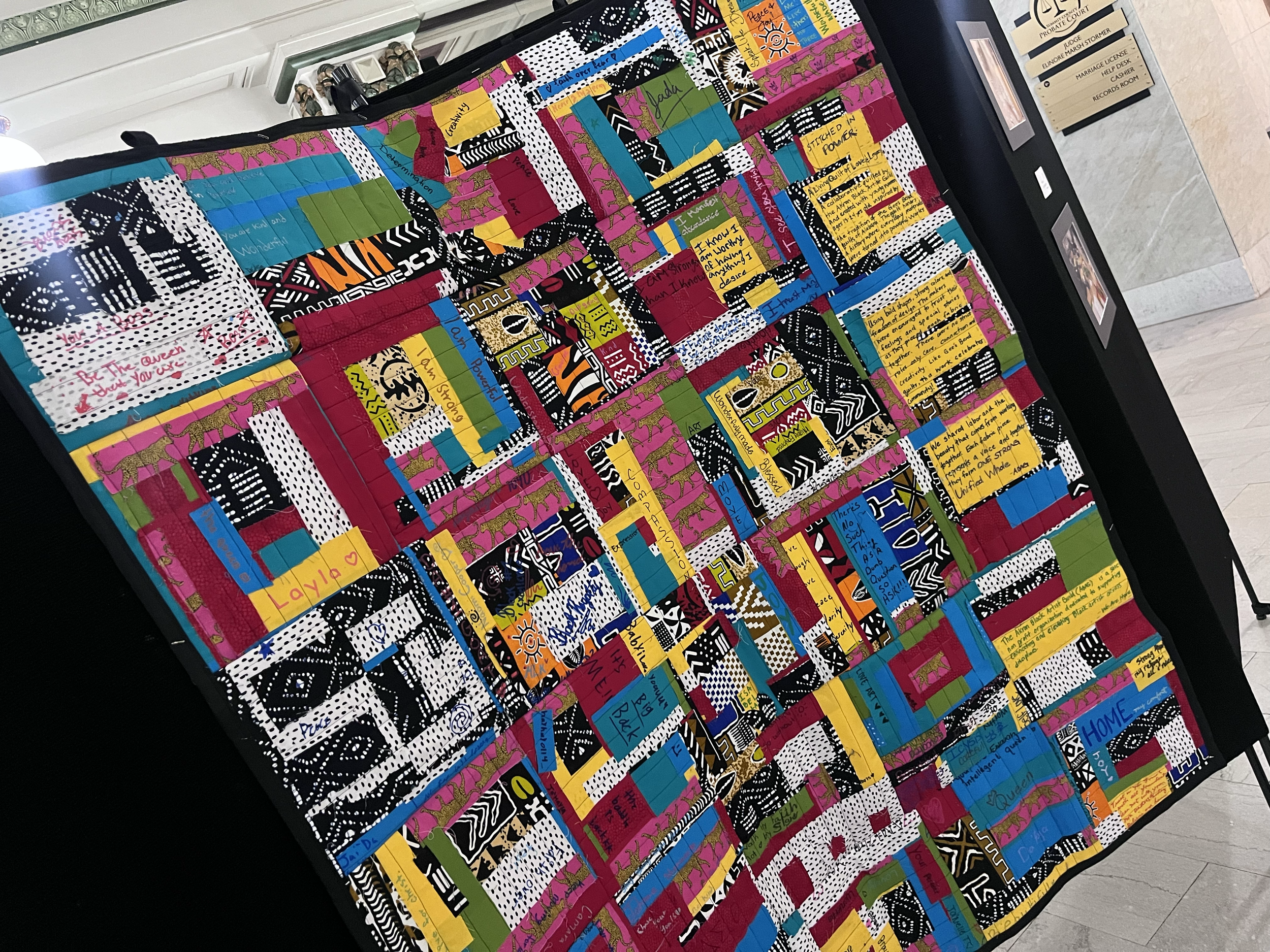 Stitched in Power Quilt Project w/ MLK Akron